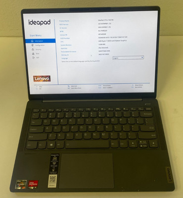 Lenovo IdeaPad 5 Pro 14ACN6 Ryzen 7 5800U 16GB DDR4 NO Drives/OS/AC Good Battery