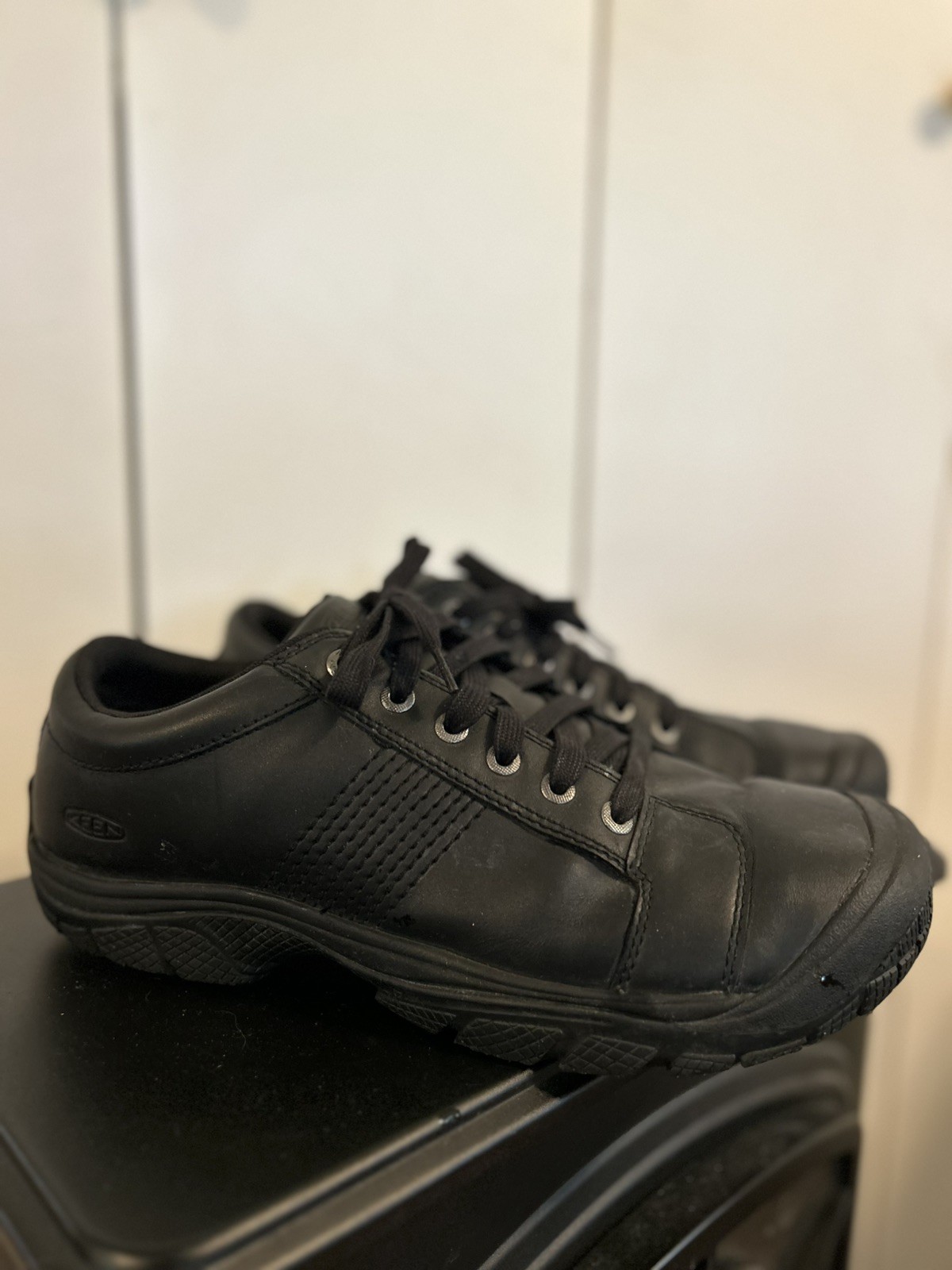 Keen Uomo Utility PTC Oxford Cucina Bassa Antiscivolo Taglia 14 Nero