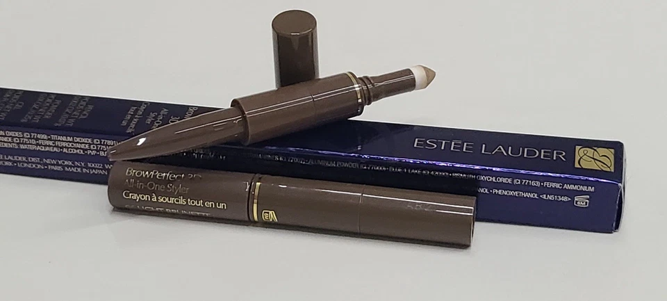 Relleno de cejas Estee Lauder Brow Perfect 3D todo en uno 06 morena clara Foto 2 de 4