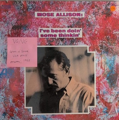 Mose Allison I've Been Doin' Some Thinkin' Vinyl Record VG/VG SD1511 1968