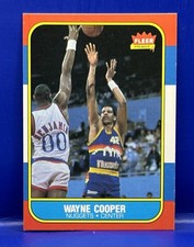 1986-87 FLEER #18 WAYNE COOPER NMMT DENVER NUGGETS