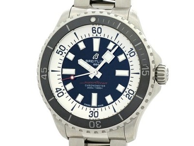 Breitling Superocean Automatic 44 A17376 Stainless Steel 44mm Black Dial #DW1288