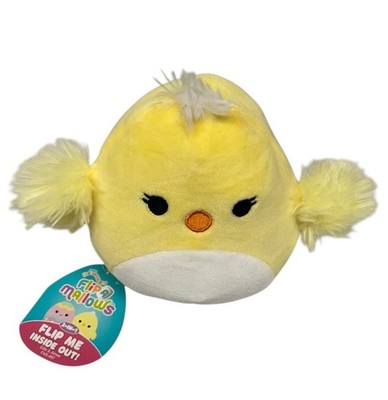 Edie Easter Egg Flip a Mallow Aimee Yellow Chick Squishmallows Inside Out NWT