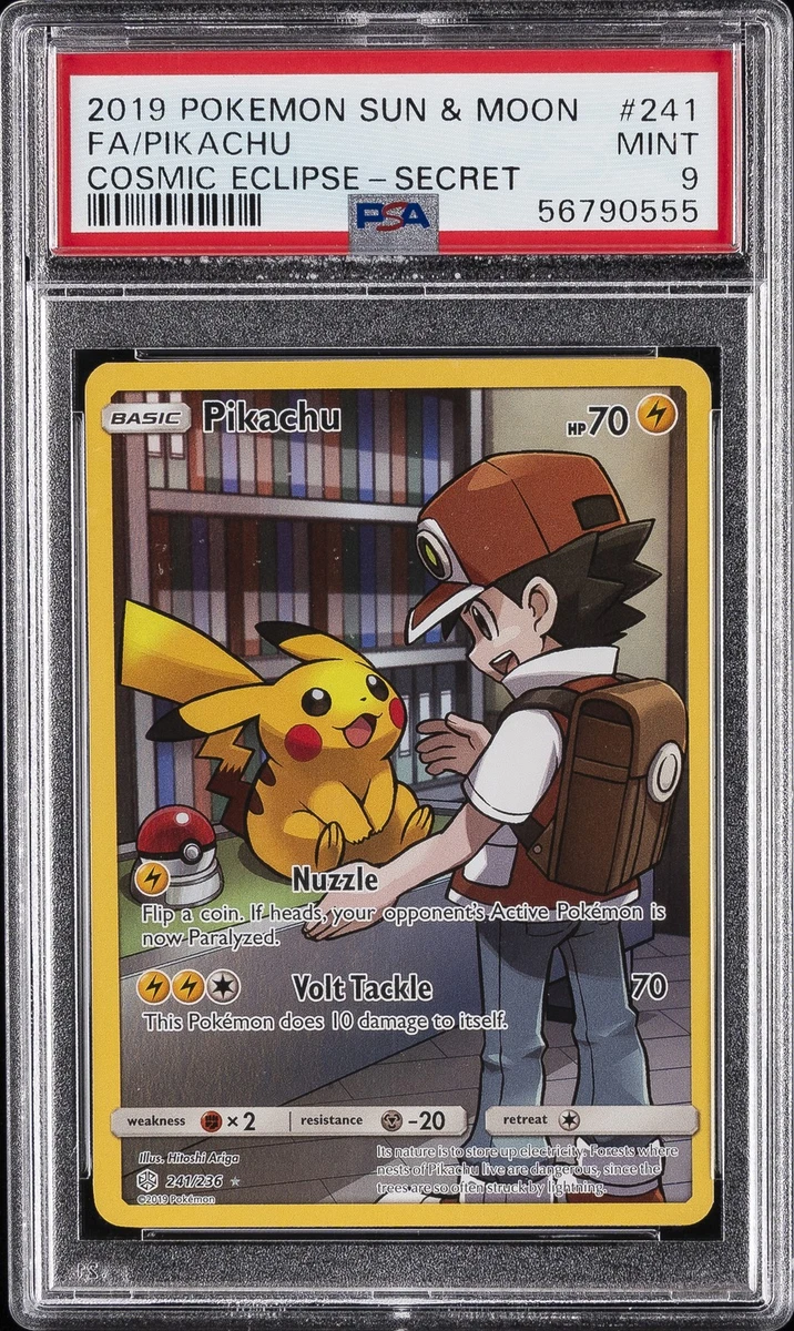 Pikachu Pokémon TCG Sun & Moon Secret Rare Individual Collectible