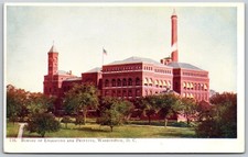 Bureau of Engraving & Printing Washington DC Brick Building ANTIQUE Postcard