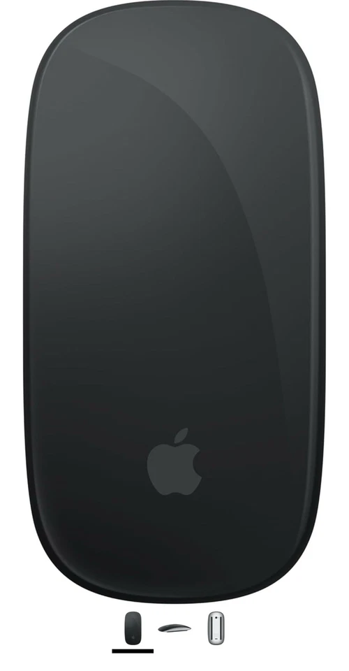 Apple Magic Mouse USB-C Black Model MXK63AM/A - Image 4 of 4
