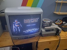 OG Nintendo NES Console Bundle 6 Games 2 Joypads 1 Arcade stick PSU RF Working