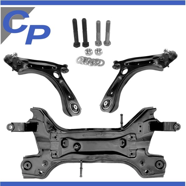 AchsträGer Vorne FüR VW Polo 6R Und 2 Querlenker Und Schrauben Links Rechts-image