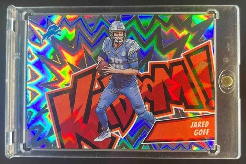 2024 Absolute Jared Goff Kaboom Horizontal SSP #3 Lions