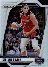 2024 Panini Prizm WNBA Silver Prizms Stefanie Dolson Card #34