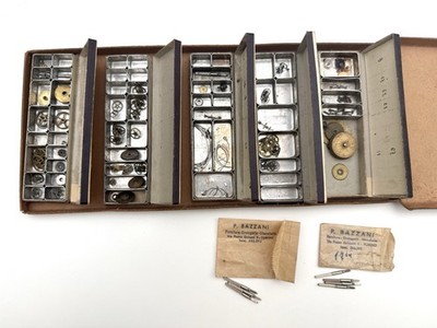 Konvolut Vintage Cortebert Uhren Ersatzteile - Lagerfund Uhrmacher Turin