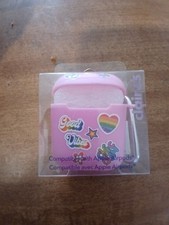 Claire's Apple Airpods Protective Silicone Case New In Box Good Vibes Pink