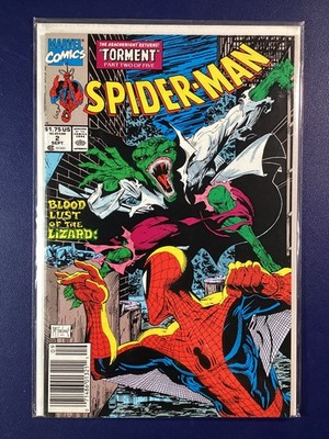 SPIDER-MAN (1990 MARVEL) #2N GD/VG 3.0 TODD MCFARLANE COVER, INTERIOR & STORY