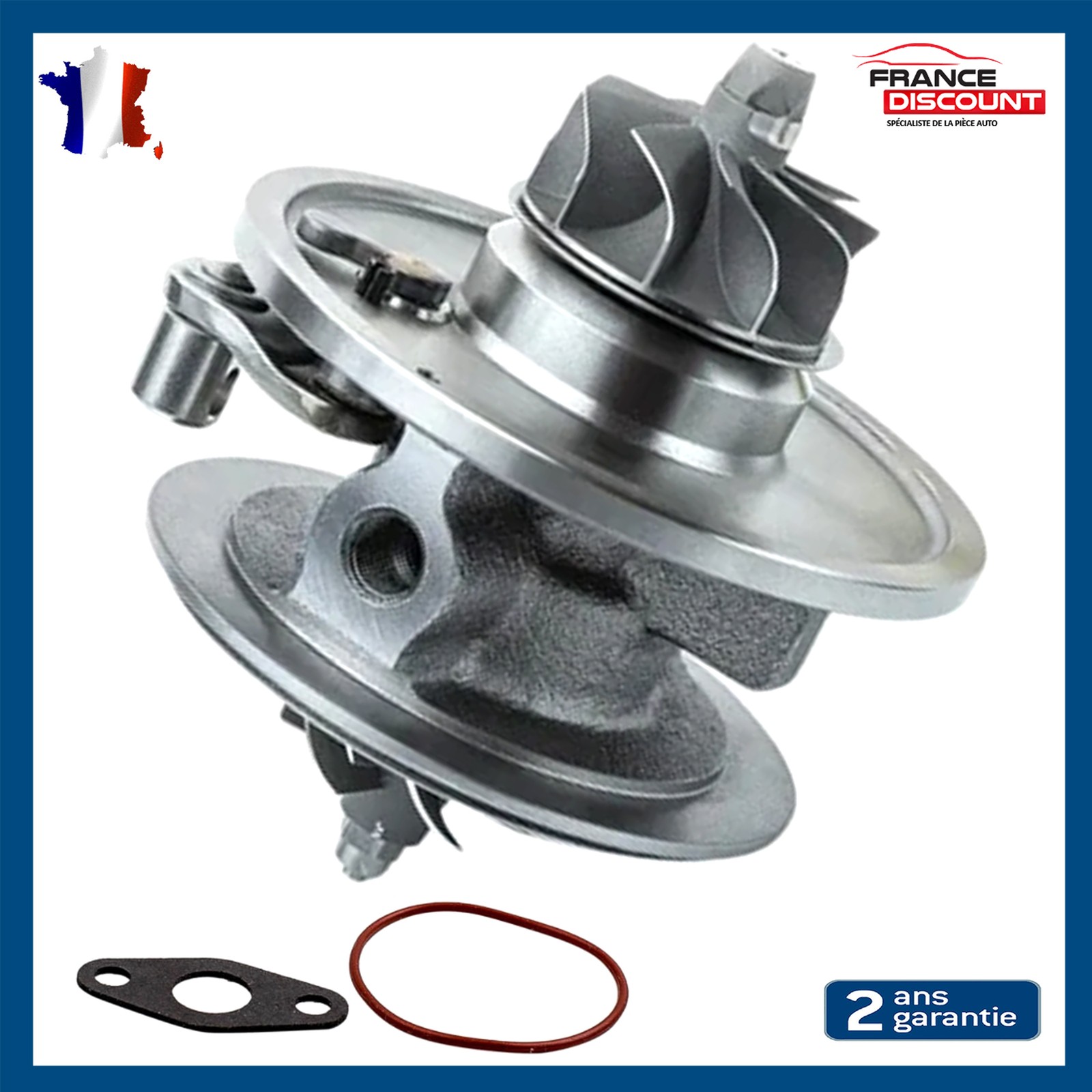 CHRA turbo Audi A3 8P 1.9 TDI 105CV équilibrage haute vitesse corps central 038253014G