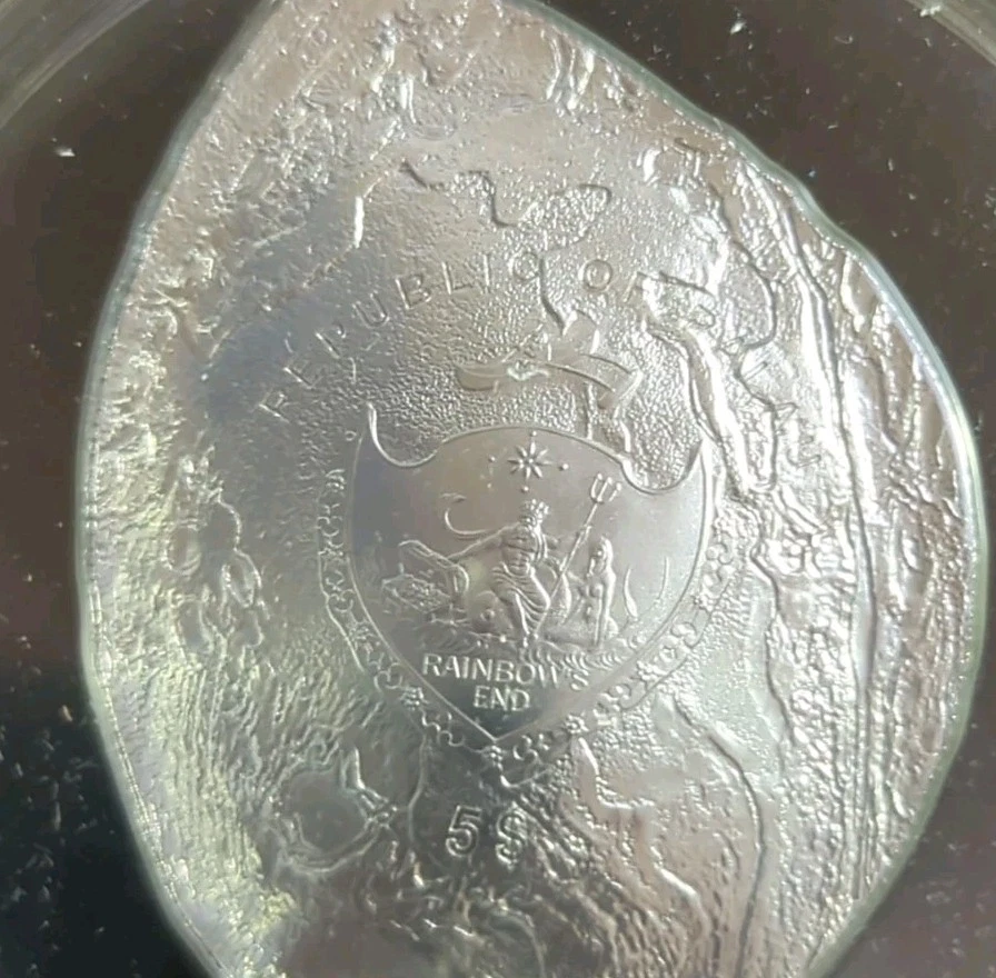 2012 Haliotis Iris $5 Silver Coin Republic Of Palau With Box And COA Super Rare! - Image 4 of 4