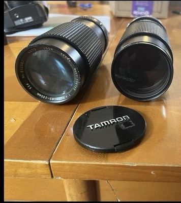 Lenses lot Sears 1:4.0 f=80 200 tamron 1:3.8-4 210mm Tokina SZ-X 35-70 Camera
