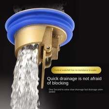 Anti-Defekt Bodenablauf mit automatischer Schließfunktion Kupfermaterial