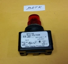 DATA DISPLAY PRODUCTS  MFVL122  5/8" LAMP INDICATOR  125V DC  