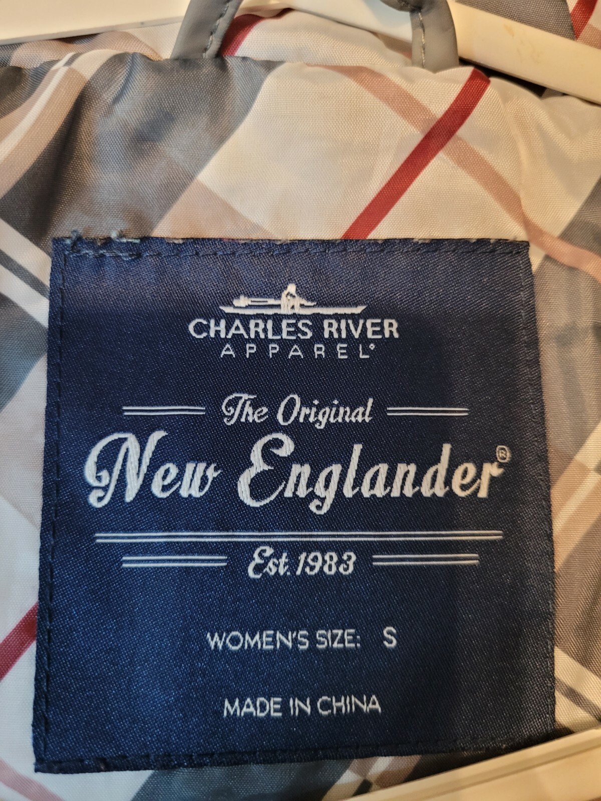 Monogrammed Pullover Rain Jacket Charles River Sm… - image 8