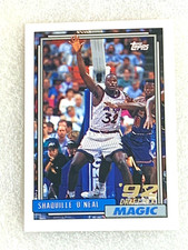 Shaquille O'Neal 1992 1993 Topps RC Rookie Card #362 Near Mint - Mint Nice! A-04. rookie card picture