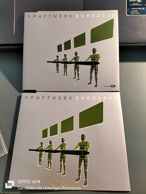 RAR 2 SINGLES CD'S. KRAFTWERK. EXPO2000. 1 SINGLE CD PROMO