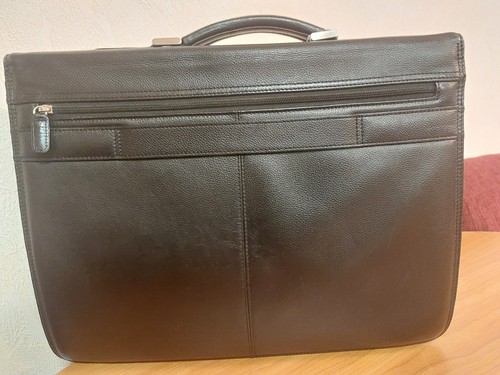Picard Men's Natural Leather Black with Handle No shoulder strap - Picture 4 of 12
