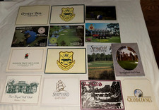  Group of 14 Assorted South Carolina GOLF SCORE CARDS