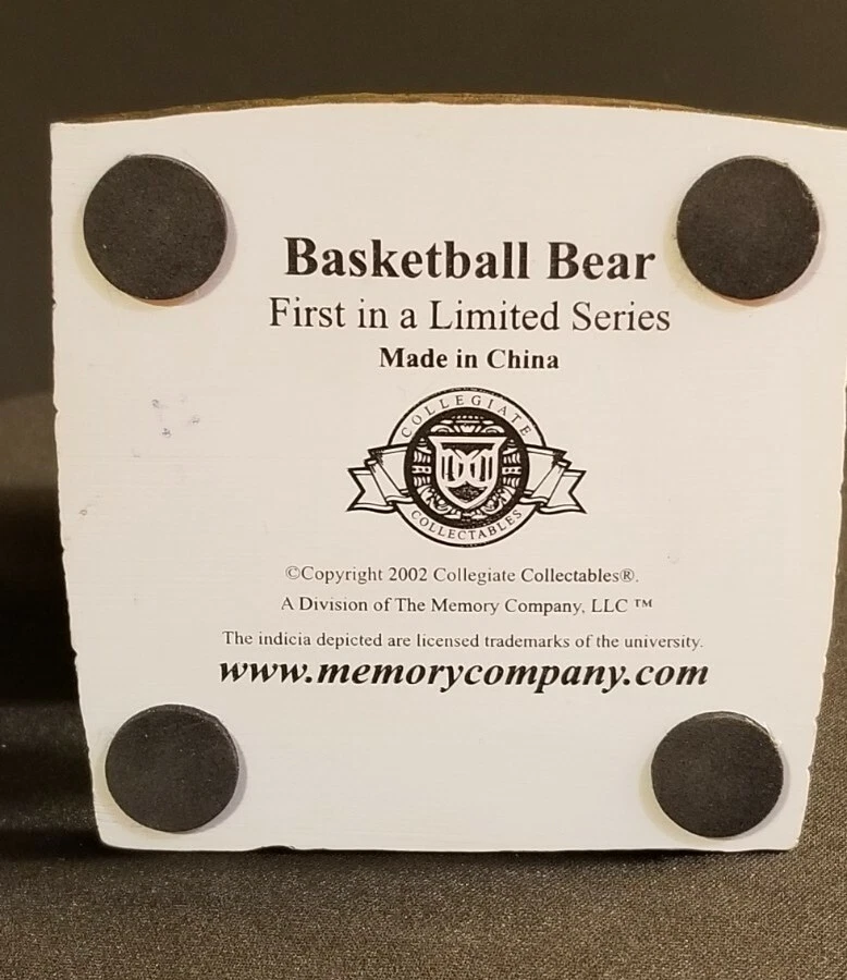 OSO DE BALONCESTO DE LUCHA ILLINI 2002 1º en SERIE Coleccionable NCAA ILLINOIS  Foto 4 de 4