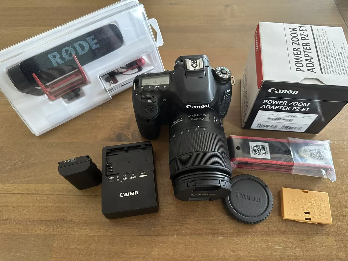 Canon EOS 80D DSLR Camera with 18-135mm+ Microphone Bundle EXCELLENT CONDITION!!