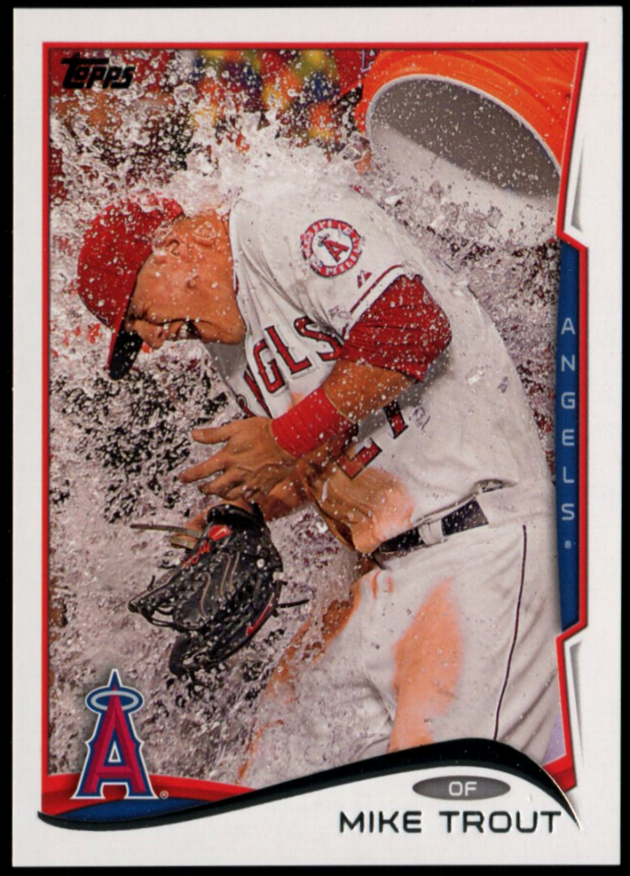 2014 Topps Series 1 Factory Sealed Jumbo Pack Mike Trout Gatorade