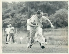 New York Giants Fullback Alex Webster At First Practice Press Photo