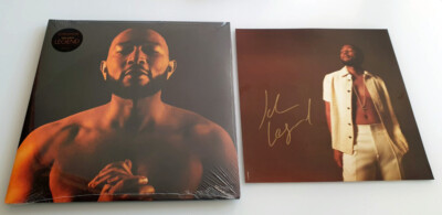 JOHN LEGEND - DOPPEL ALBUM LEGEND USA 2022 - 2 LP & SIGNED INLET SIGNIERT - OVP