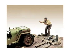 "4X4 MECHANIC" FIGURE 6 FOR 1/18 SCALE MODELS BY AMERICAN DIORAMA 18016