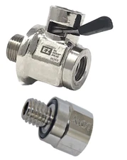 EZ Oil Drain Valve and Adapter 2002-2021 Chevy Corvette 5.7L 6.0L 6.2L