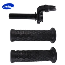 TWIST THROTTLE & GRIP HANDLE BAR Fits For Honda CRF Kawasaki KX Suzuki Yamaha