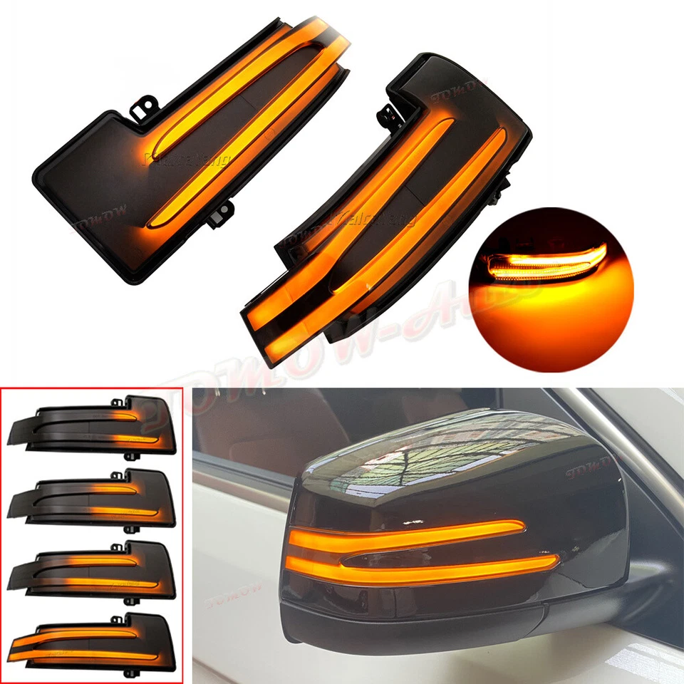 For Benz W166 MLClass W251 RClass W463 LED Dynamic Rearview Turn Signal Light — 第 3/4 张图片