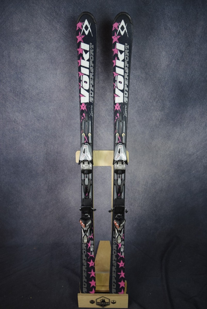 VOLKL SUPERSPORT GAMMA SKIS SIZE 161 CM WITH MARKER BINDINGS VOLKL SUPERSPORT GAMMA SKIS SIZE 161 CM WITH MARKER BINDINGS