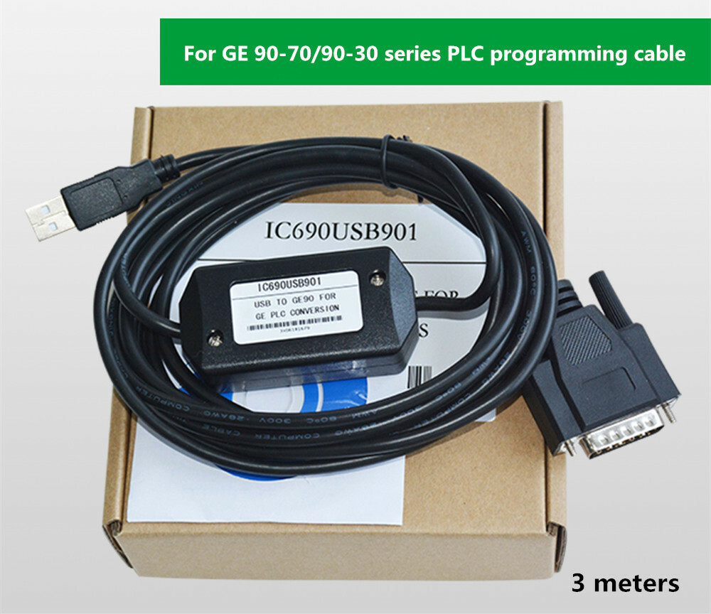 1PC GE 90-70/90-30 series PLC programming cable download cable