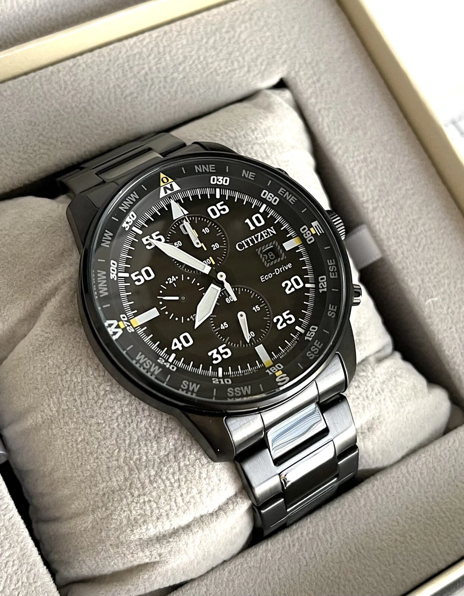 Citizen Black Eco-Drive Date eBay Dial Steel | Chronograph New! CA0695-84E Brand Watch