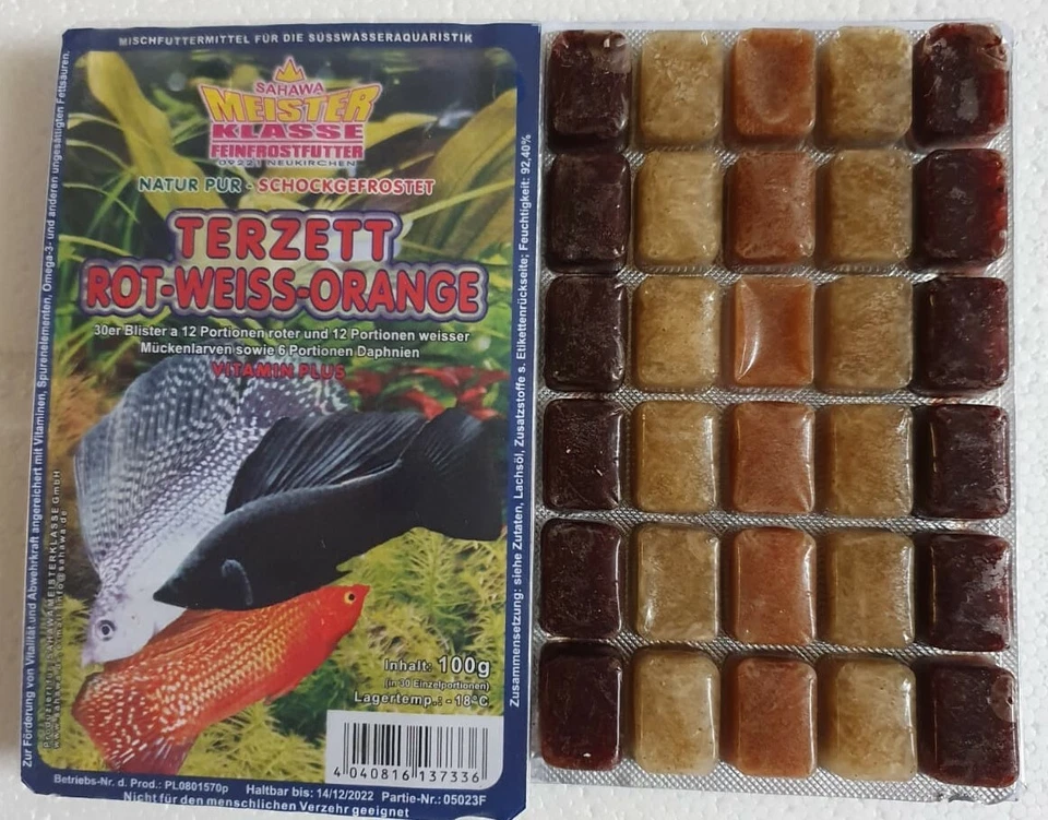 Frostfutter Fischfutter 50 x 100g Blister  für Zierfische freie Auswahl per Mail - Bild 4 von 4