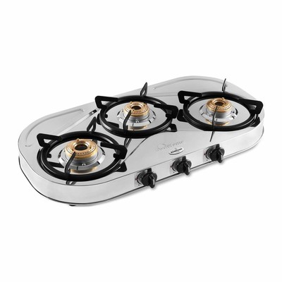 sunflame shakti gt 3 burner glass top price