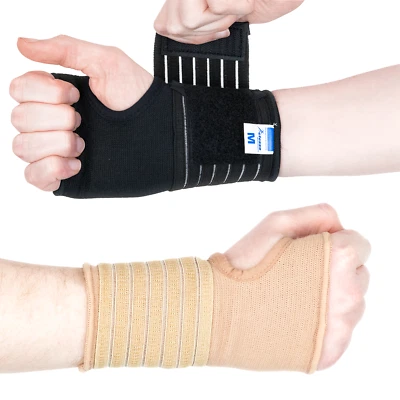 Actesso Elastic Wrist Support Strap for Sport, Sprain, Carpal Tunnel, Tendonitis