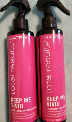 NEW! Matrix Keep Me Vivid Color Lamination Spray 6.8 oz  (2 BOTTLES)!!
