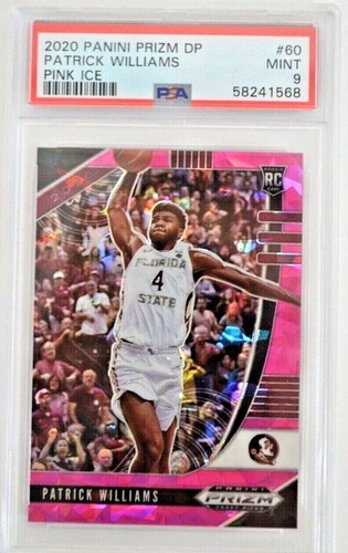 PATRICK WILLIAMS 2020 Prizm Draft Picks - Pink Ice RC Rookie MINT PSA 9