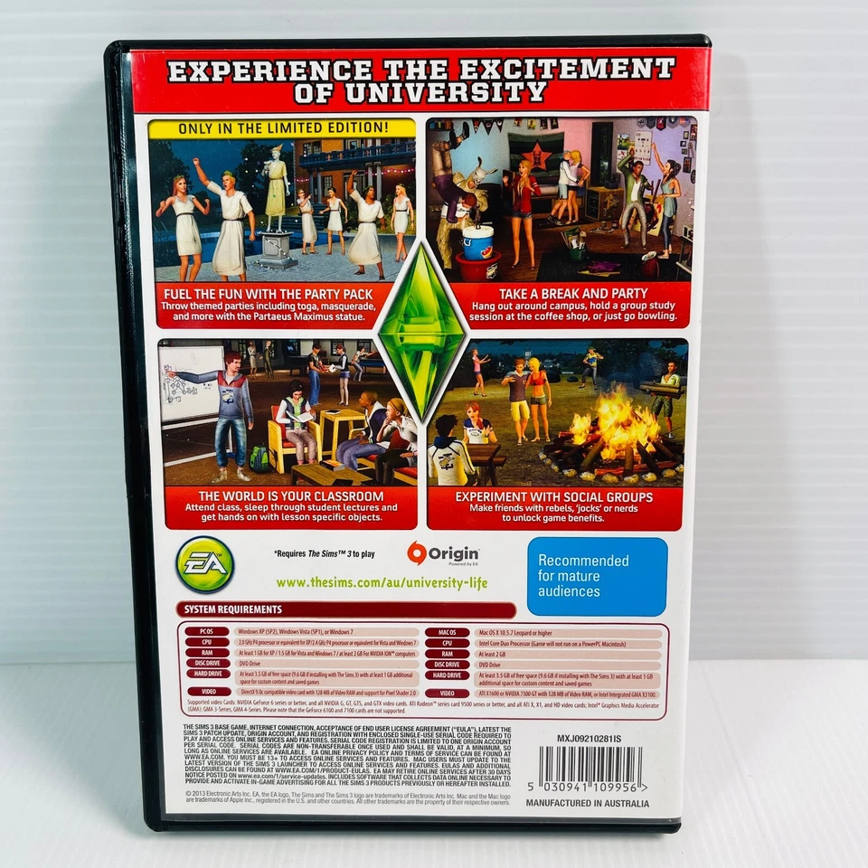 The Sims 3: university life expansion pack (PC Windows) - Image 2 of 4
