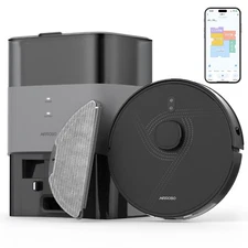 Self-Emptying Robotic Robot Vacuum and Mop 180Min Home Mapping AIRROBO L40+