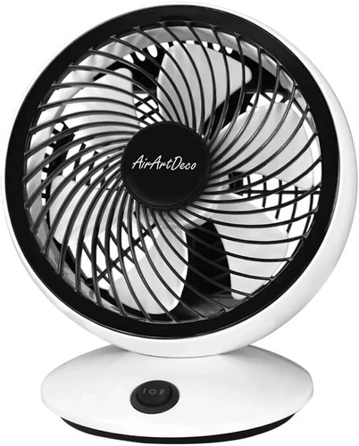 6 Zoll Tragbarer USB Tischventilator, 2 Geschwindigkeiten Steuerung USB Powered Fan, 6 Lüfterblätter, 1,5