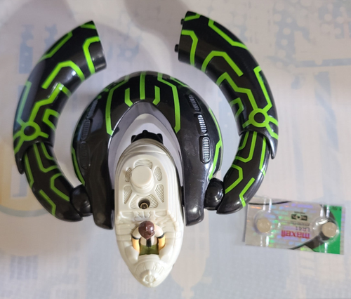 RARE HTF ~ BEN 10 Alien Cruiser Upgrade Nanite Tracker SPACE SHIP BANDAI 2006 - Bild 10 von 20