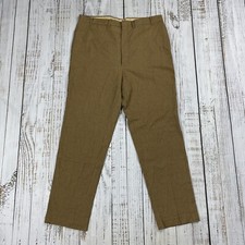 TRUE VINTAGE 40S 50S STRIPED WORK PANT DELIVERY PRENTICE ZIP WORKWEAR CHINO RARE