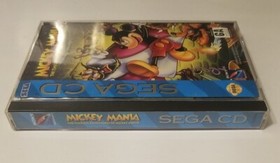 Mickey Mania  The Timeless Adventures Sega CD Complete Authentic / NO Poster 